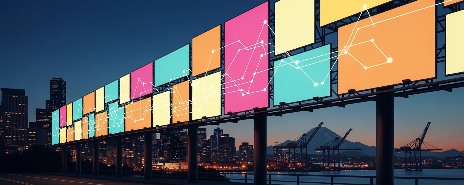 AdTech industry in Seattle — illustrated cover for the AdTech Landscape of Seattle