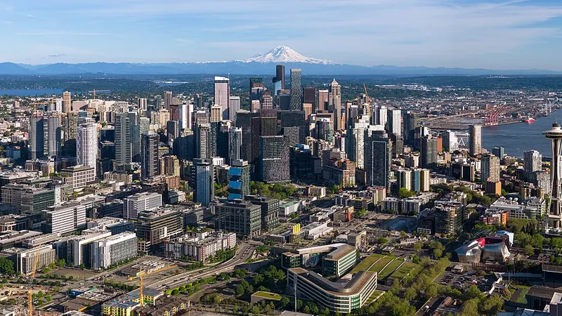 Seattle skyline — Aerospace, Maritime and Defense Tech hub in the United States