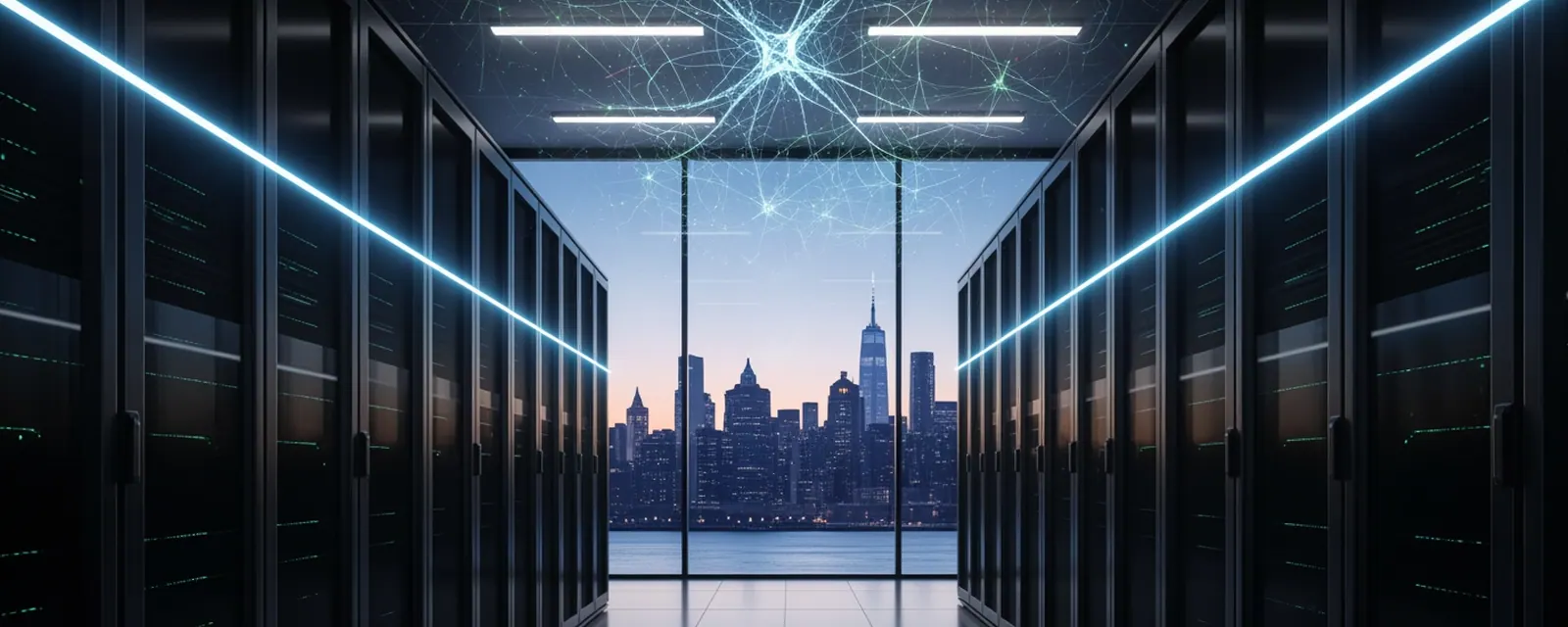 AI industry in New York City — illustrated cover for the AI Landscape of New York City