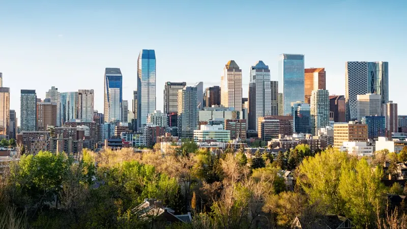 Calgary skyline — Auto Tech hub in Canada