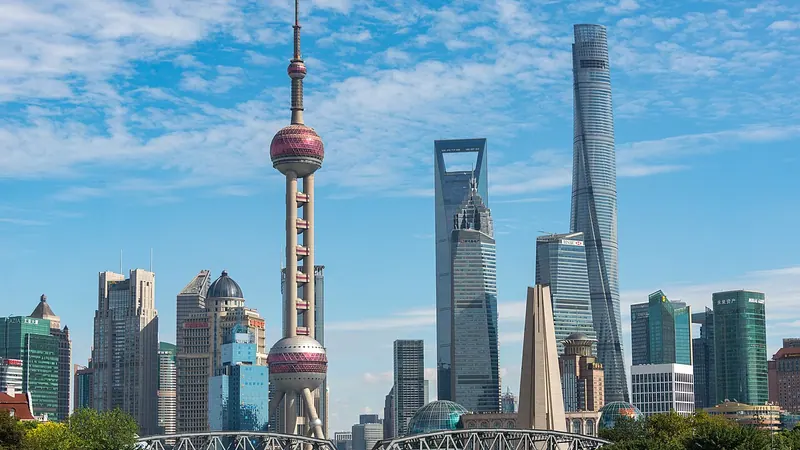 Shanghai skyline — Auto Tech hub in China