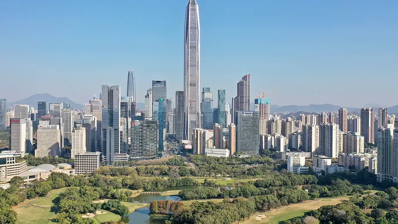 Shenzhen skyline — Auto Tech hub in China