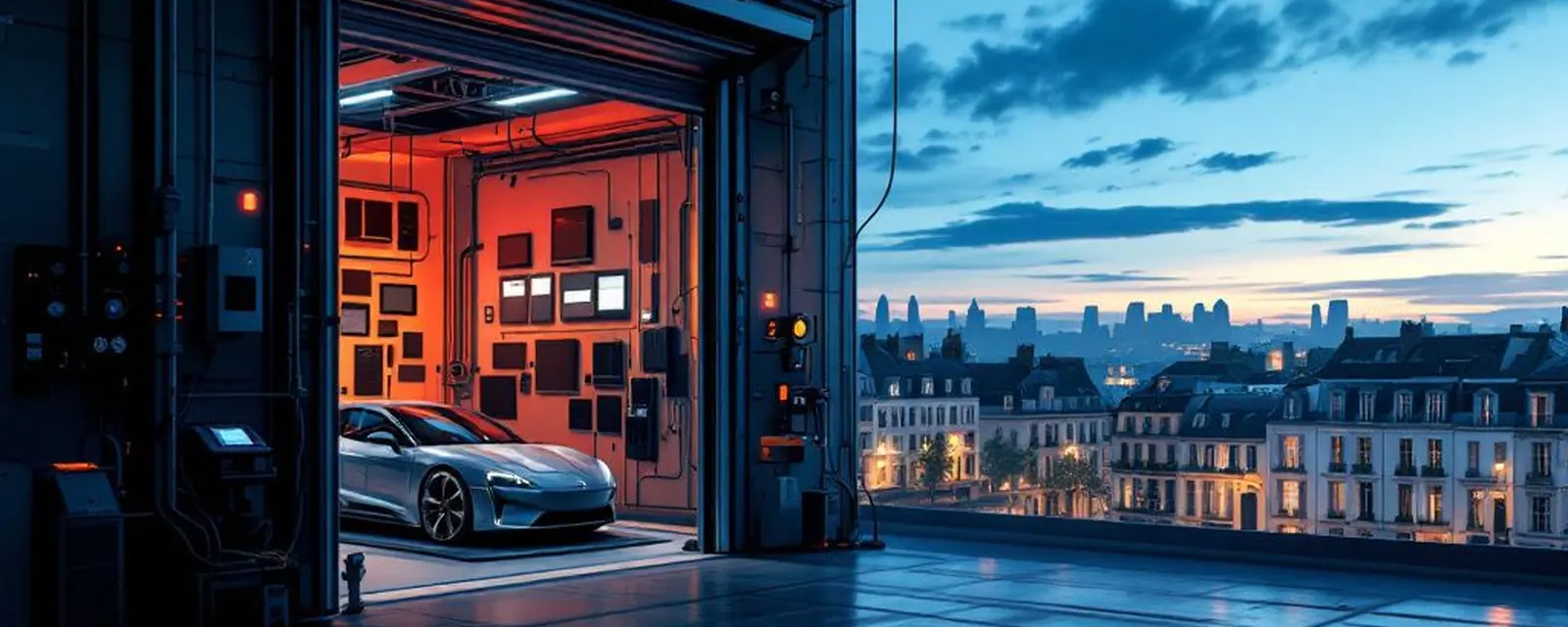 Auto Tech industry in France — illustrated cover for the Auto Tech Landscape of France