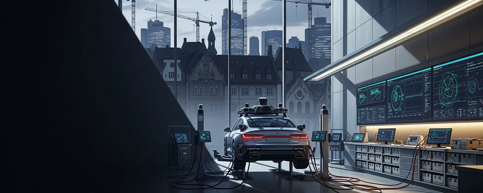 Auto Tech industry in Germany — illustrated cover for the Auto Tech Landscape of Germany