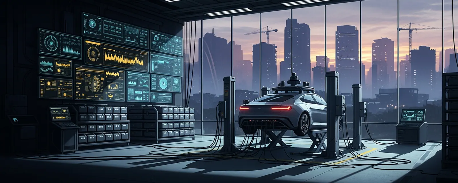Auto Tech industry in India — illustrated cover for the Auto Tech Landscape of India