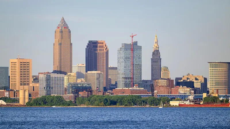 Cleveland skyline — Chemicals and Materials hub in the United States