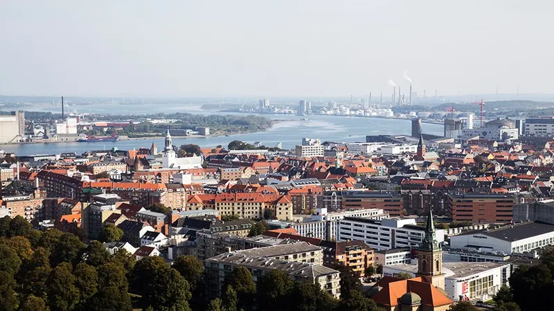 Aalborg skyline — Consumer Goods hub in Denmark