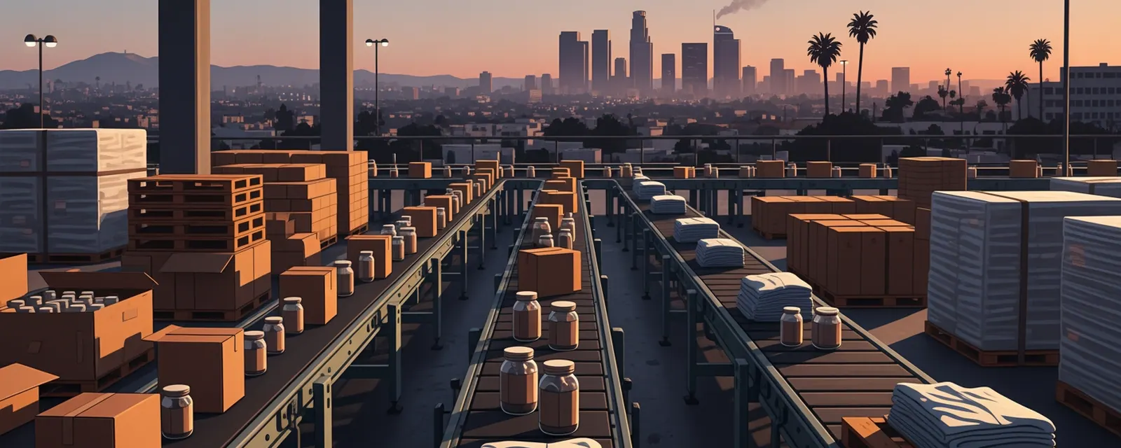 Consumer Goods industry in Los Angeles — illustrated cover for the Consumer Goods Landscape of Los Angeles