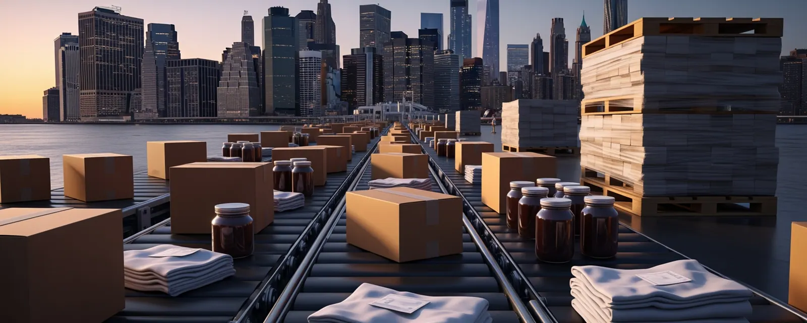 Consumer Goods industry in New York City — illustrated cover for the Consumer Goods Landscape of New York City