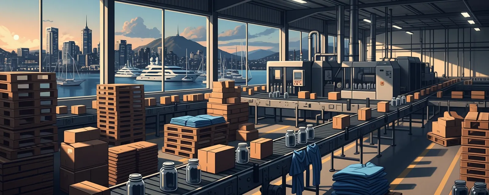 Consumer Goods industry in New Zealand — illustrated cover for the Consumer Goods Landscape of New Zealand