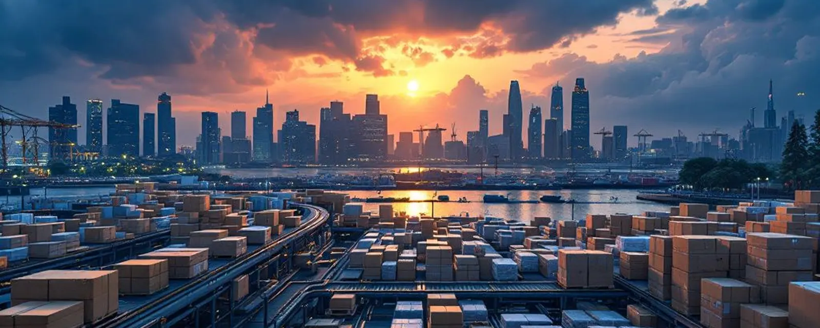 Consumer Goods industry in Singapore — illustrated cover for the Consumer Goods Landscape of Singapore
