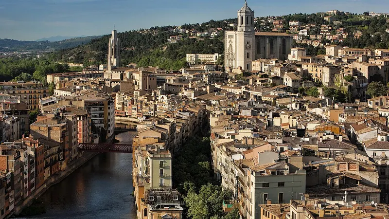Girona skyline — Consumer Goods hub in Spain
