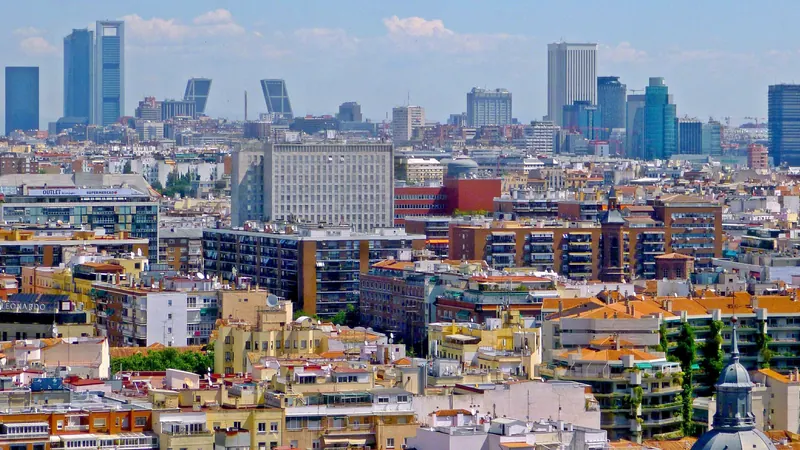 Madrid skyline — Consumer Goods hub in Spain