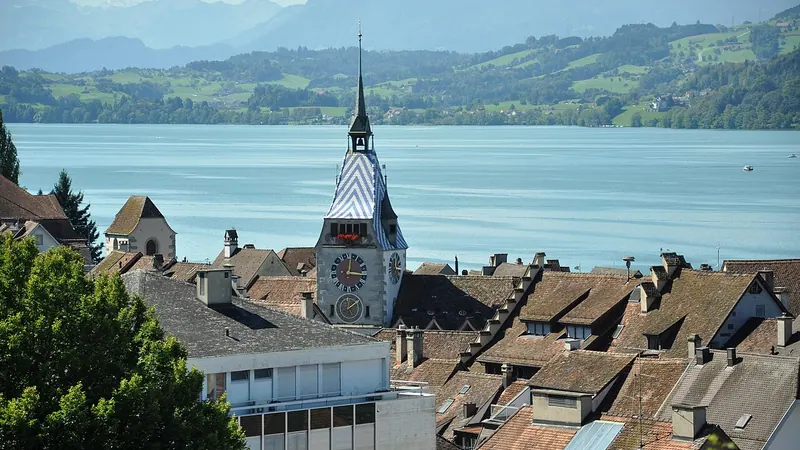 Zug skyline — Consumer Goods hub in Switzerland