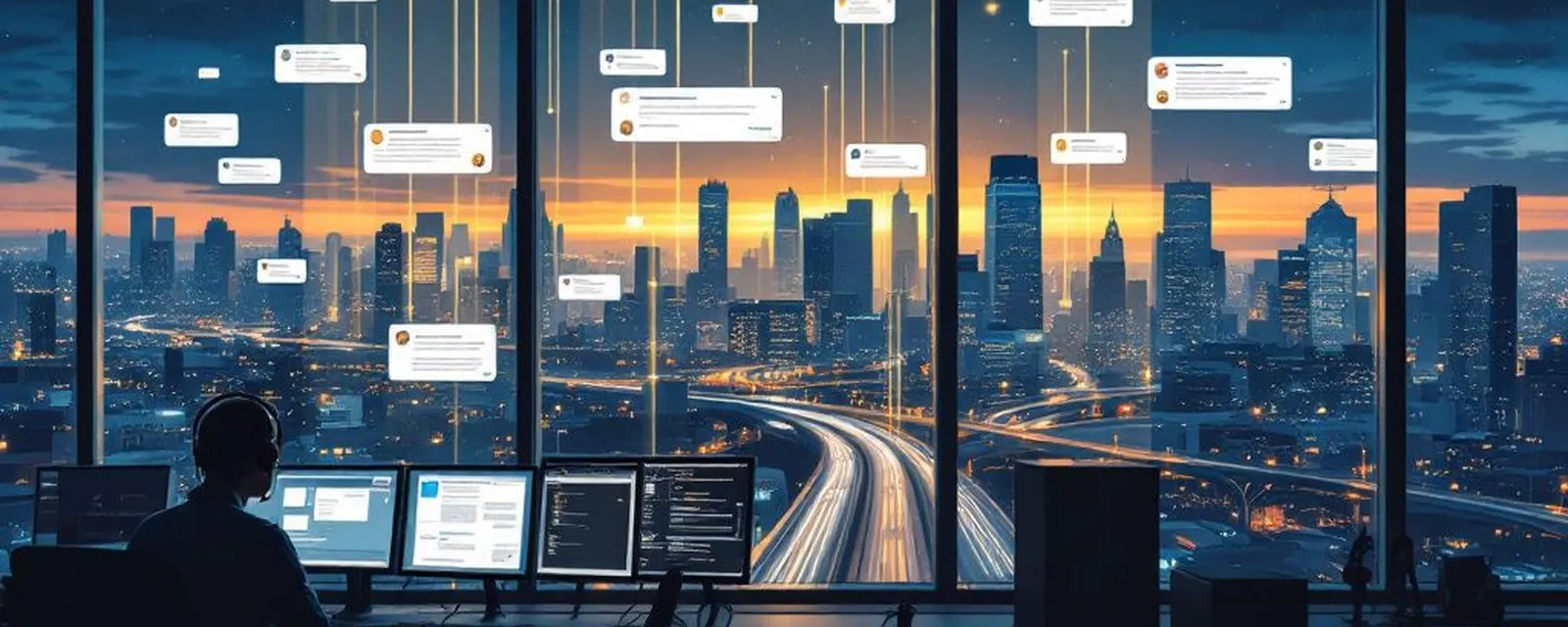 Conversational AI and Chatbots industry in the United States — illustrated cover for the Conversational AI and Chatbots Landscape of the United States