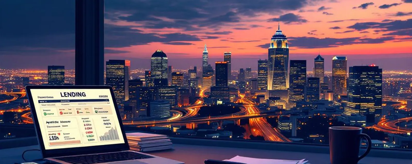 Digital Lending industry in the United States — illustrated cover for the Digital Lending Landscape of the United States