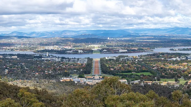 Canberra skyline — Energy hub in Australia