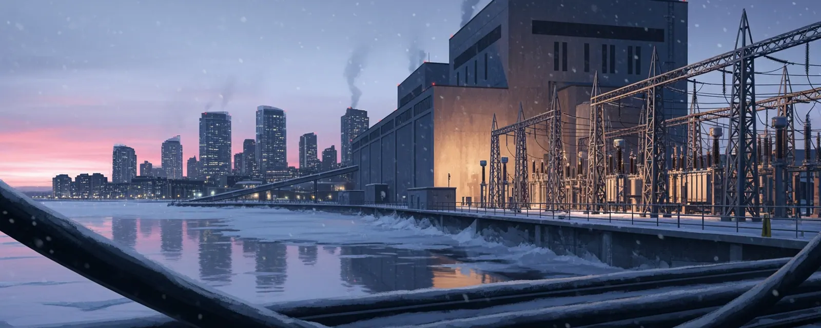 Energy industry in Canada — illustrated cover for the Energy Landscape of Canada