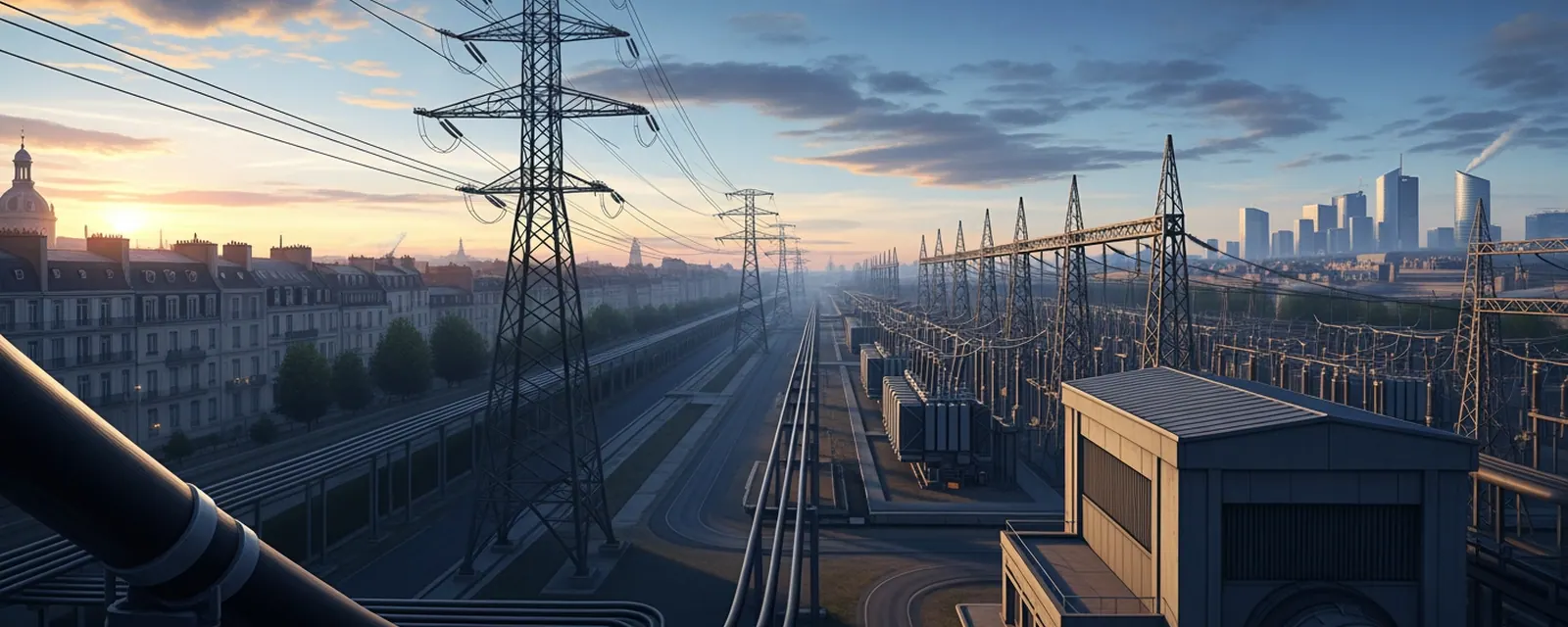 Energy industry in France — illustrated cover for the Energy Landscape of France