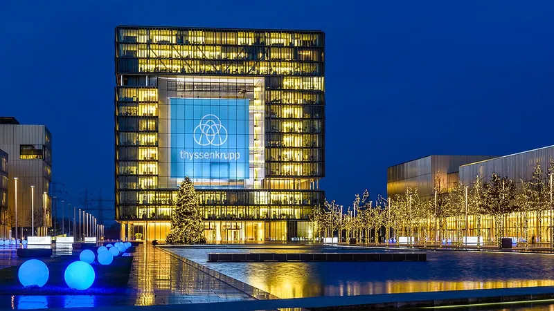 Essen skyline — Energy hub in Germany