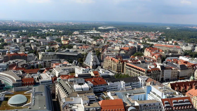 Leipzig skyline — Energy hub in Germany