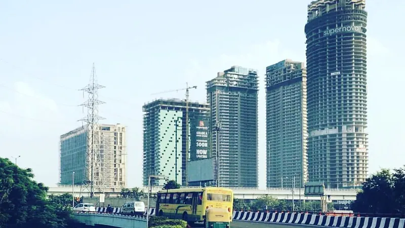 Noida skyline — Energy hub in India