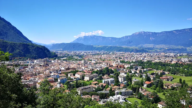 Bolzano skyline — Energy hub in Italy
