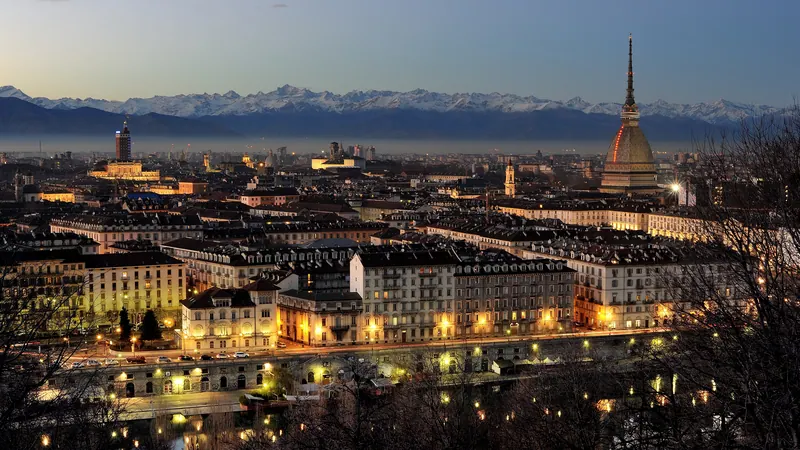 Turin skyline — Energy hub in Italy