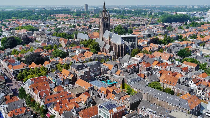 Delft skyline — Energy hub in the Netherlands
