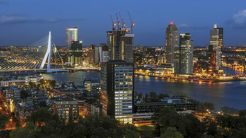 Rotterdam skyline — Energy hub in the Netherlands