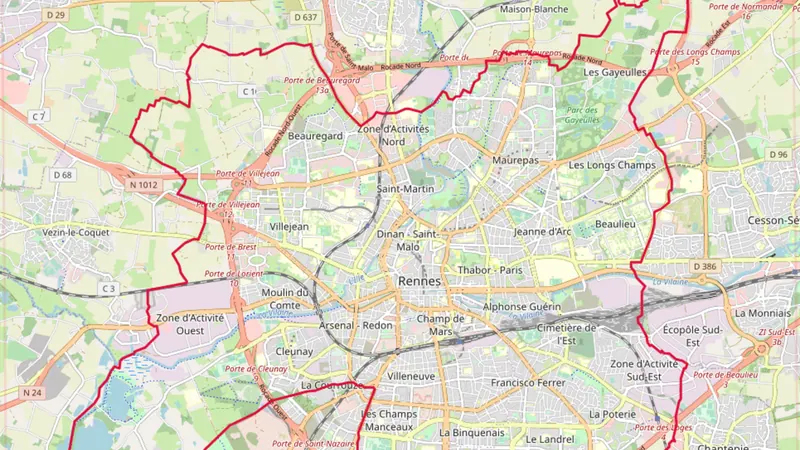 Rennes skyline — Enterprise Infrastructure hub in France