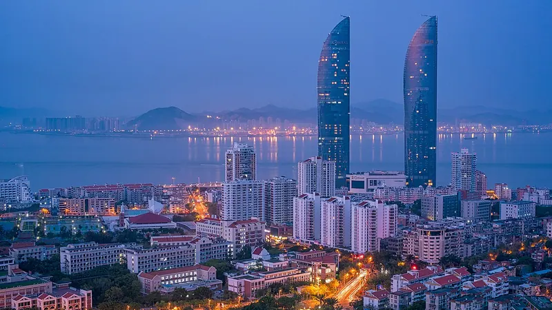 Xiamen skyline — Environment hub in China