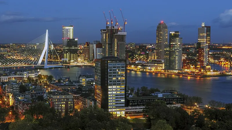 Rotterdam skyline — Environment hub in the Netherlands