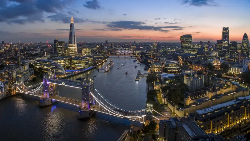 London skyline — Environment Tech hub in the United Kingdom