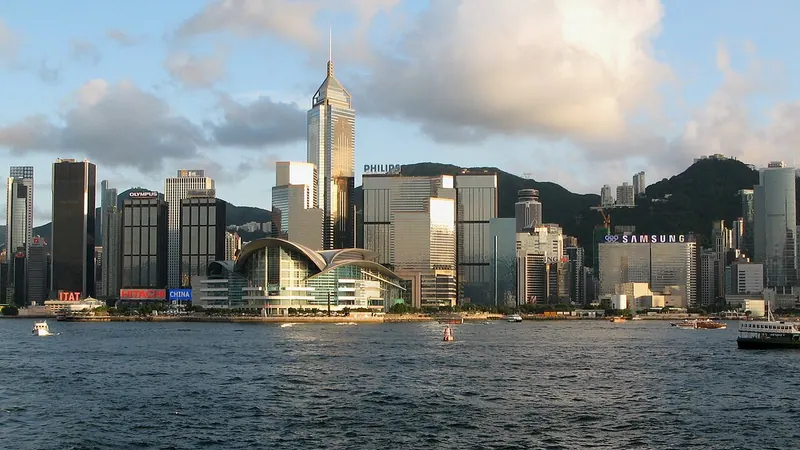 Wan Chai skyline — Financial Services hub in China