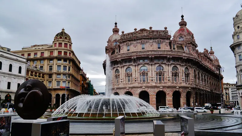 Genoa skyline — Financial Services hub in Italy
