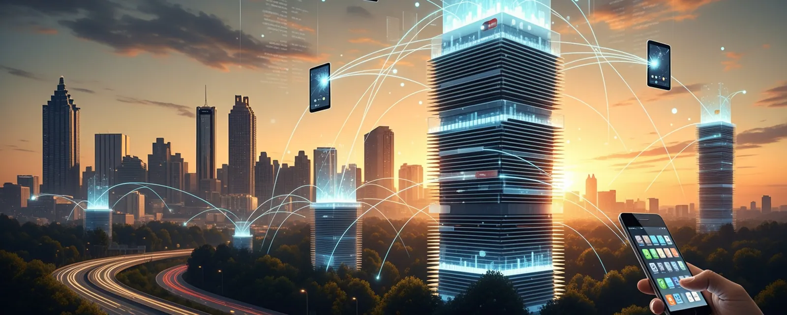 Fintech industry in Atlanta — illustrated cover for the Fintech Landscape of Atlanta