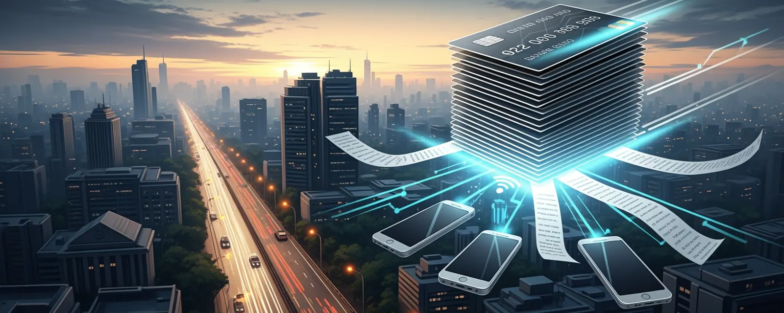 Fintech industry in Noida — illustrated cover for the Fintech Landscape of Noida