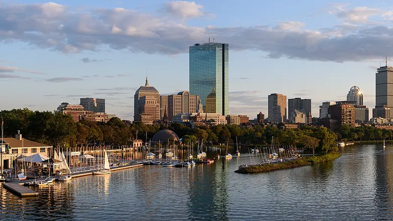 Boston skyline — Fintech hub in the United States