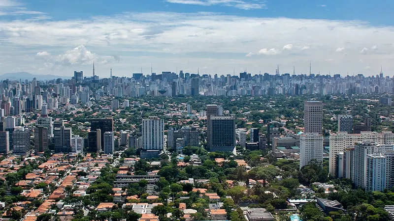São Paulo skyline — Food and Agriculture hub in Brazil