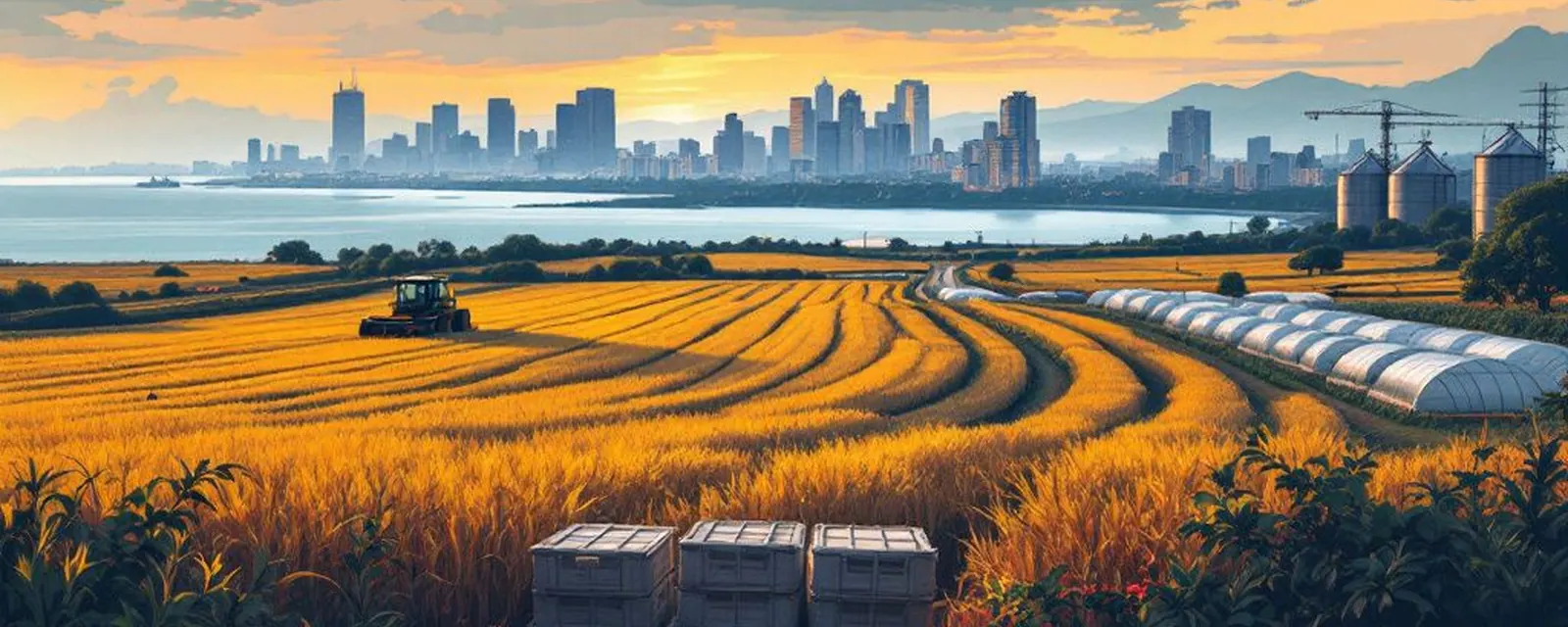Food and Agriculture industry in Mumbai — illustrated cover for the Food and Agriculture Landscape of Mumbai