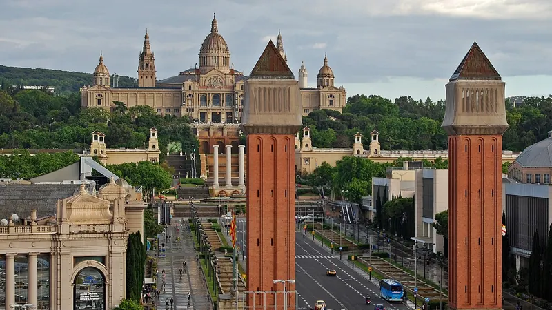 Barcelona skyline — Food and Agriculture hub in Spain