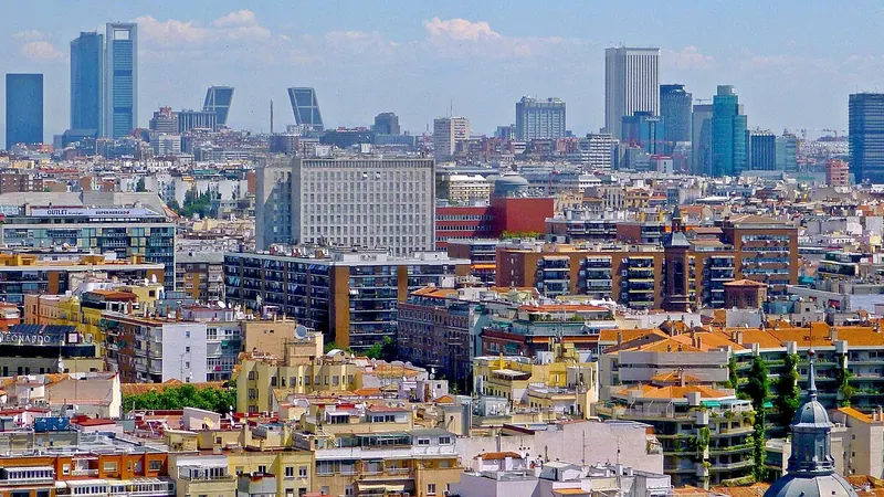 Madrid skyline — Food and Agriculture hub in Spain