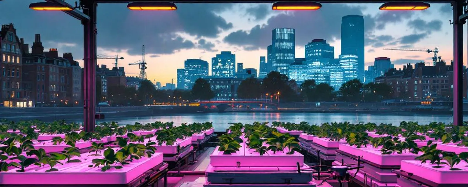 Food and Agriculture Tech industry in London — illustrated cover for the Food and Agriculture Tech Landscape of London