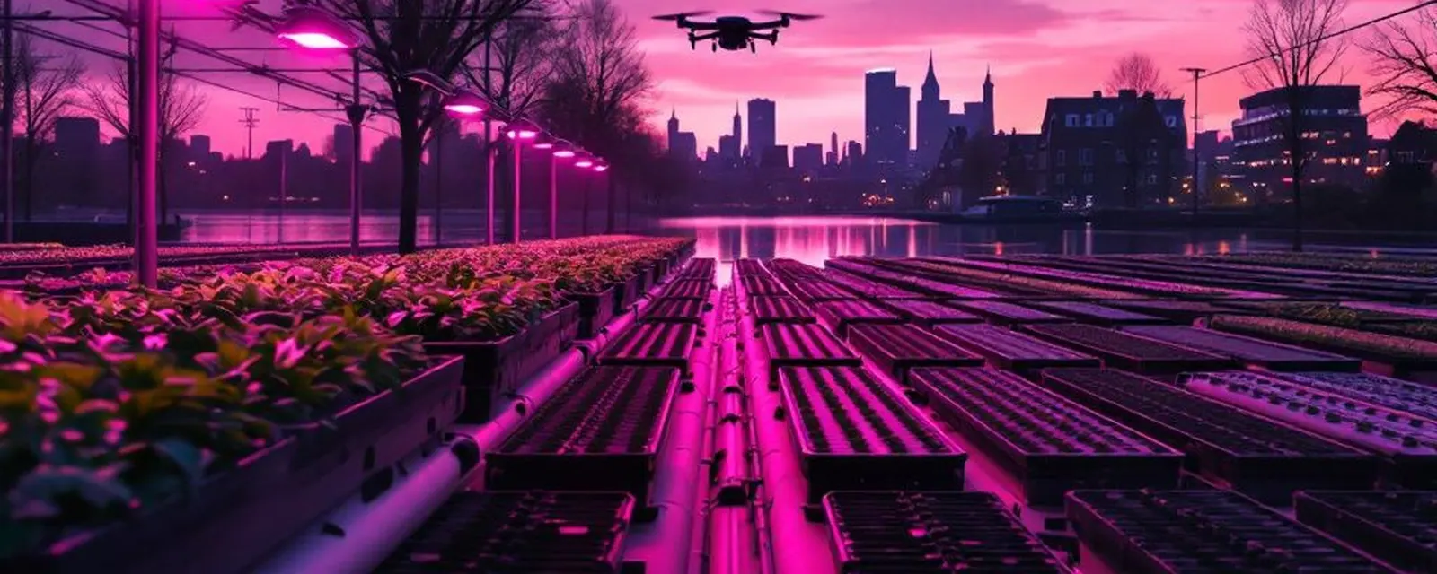 Food and Agriculture Tech industry in the Netherlands — illustrated cover for the Food and Agriculture Tech Landscape of the Netherlands