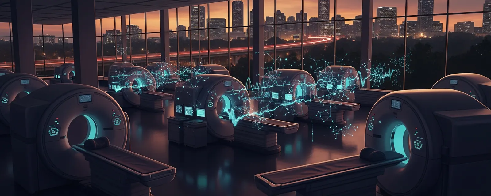Healthtech industry in Atlanta — illustrated cover for the Healthtech Landscape of Atlanta