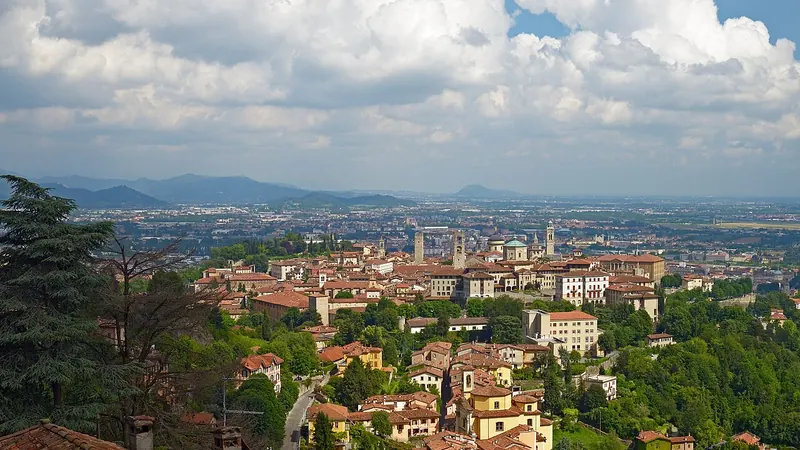 Bergamo skyline — Industrial Goods and Manufacturing hub in Italy