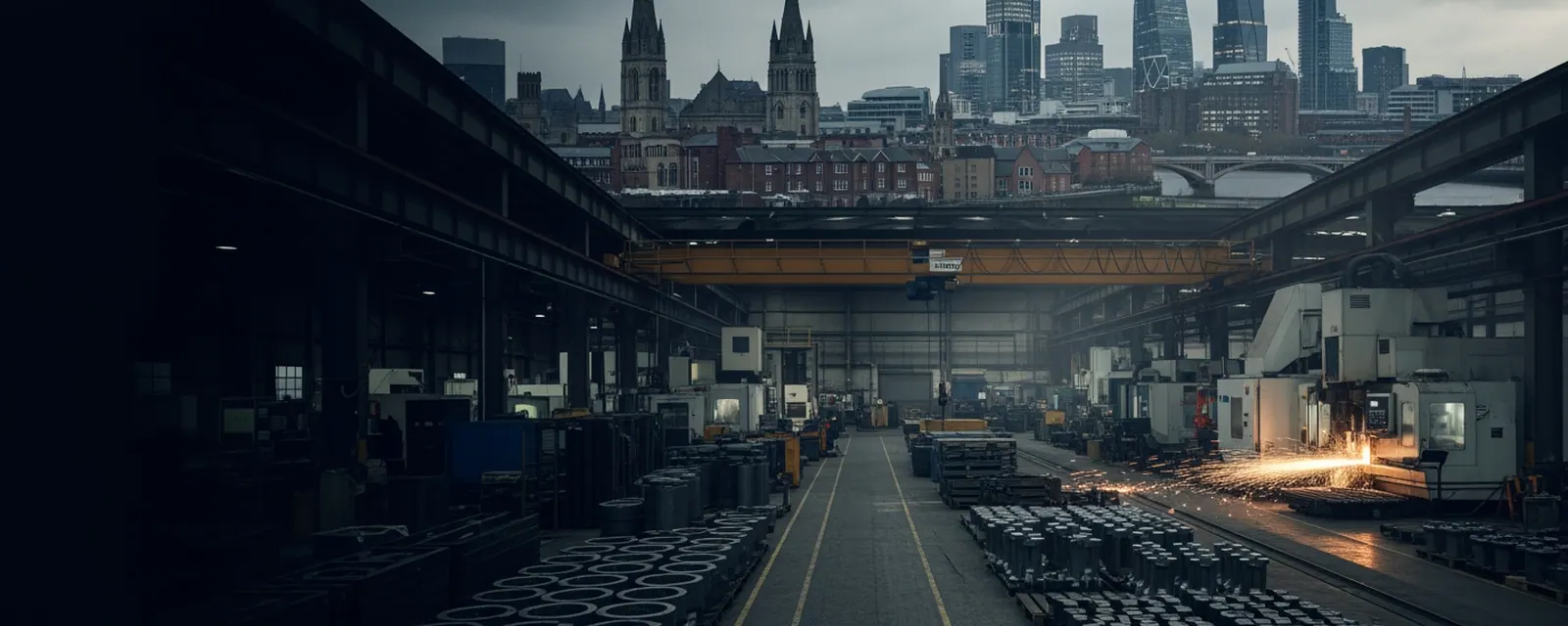 Industrial Goods and Manufacturing industry in the United Kingdom — illustrated cover for the Industrial Goods and Manufacturing Landscape of the United Kingdom