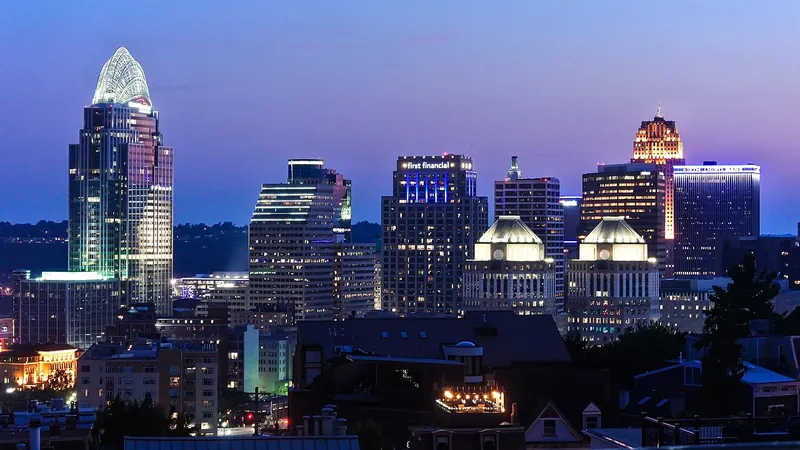 Cincinnati skyline — Industrial Goods and Manufacturing hub in the United States