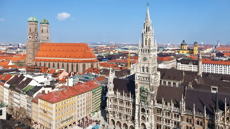 Munich skyline — Investment Industry hub in Germany